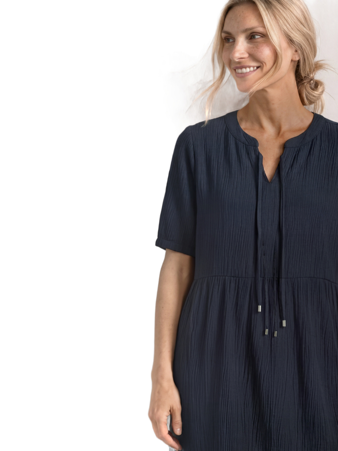 Street One Knielanges Kleid mit Schleifendetail bei Robert Ley