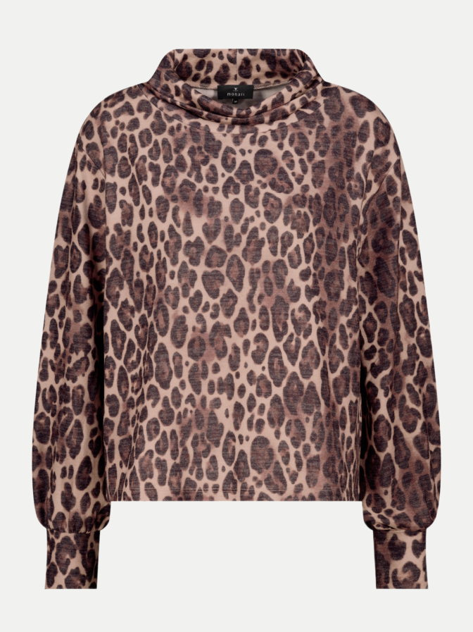 Monari Pullover mit Leomuster bei Robert Ley