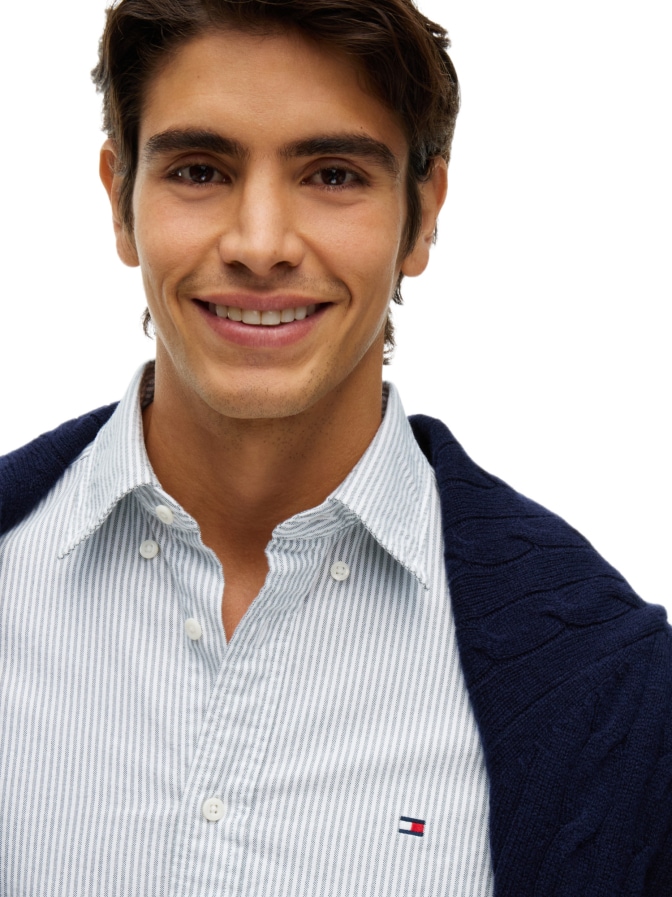 Tommy Hilfiger Regular-Fit Hemd mit Streifen bei Robert Ley
