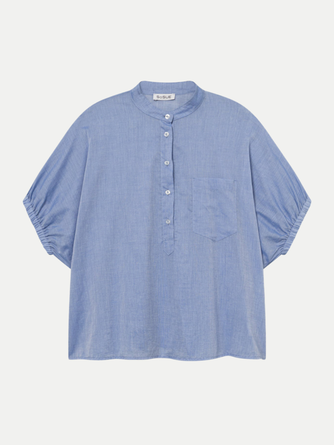 SoSue Oversized Cowboy-Button-Bluse bei Robert Ley