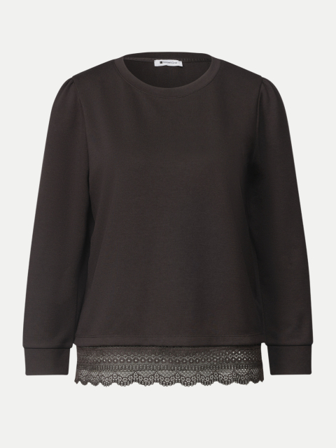 Street One Shirt mit Spitzenkante am Saum bei Robert Ley