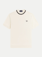 FRED PERRY T-Shirt in Baumwollpiqué 91b-ecru bei Robert Ley
