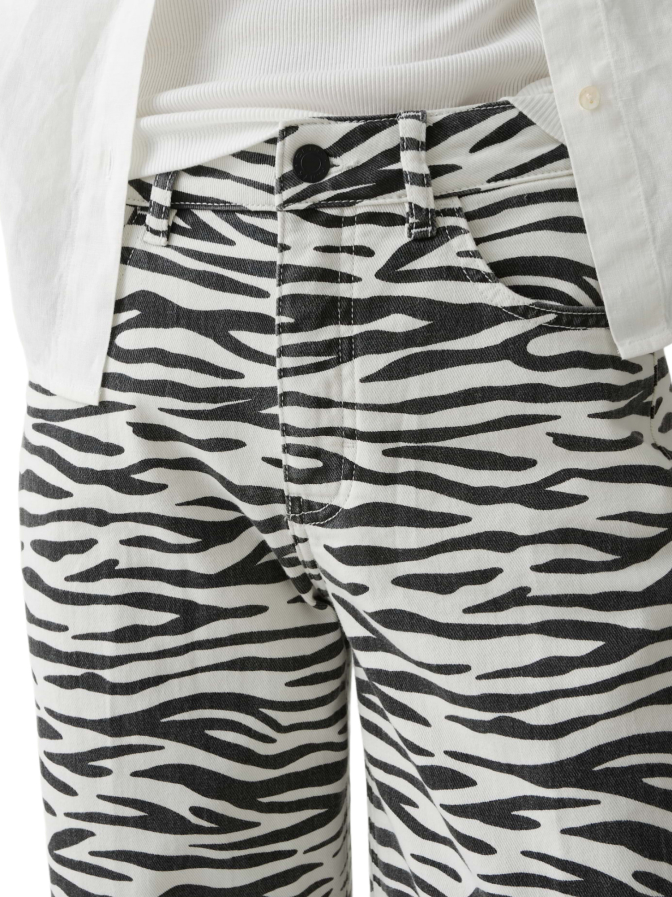 Opus Pants Barrel Jeans Mari Clear Zebra bei Robert Ley