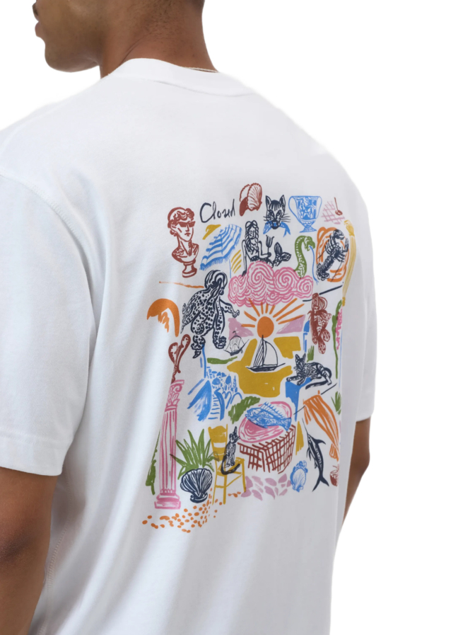 Closed T-shirt mit Backprint bei Robert Ley