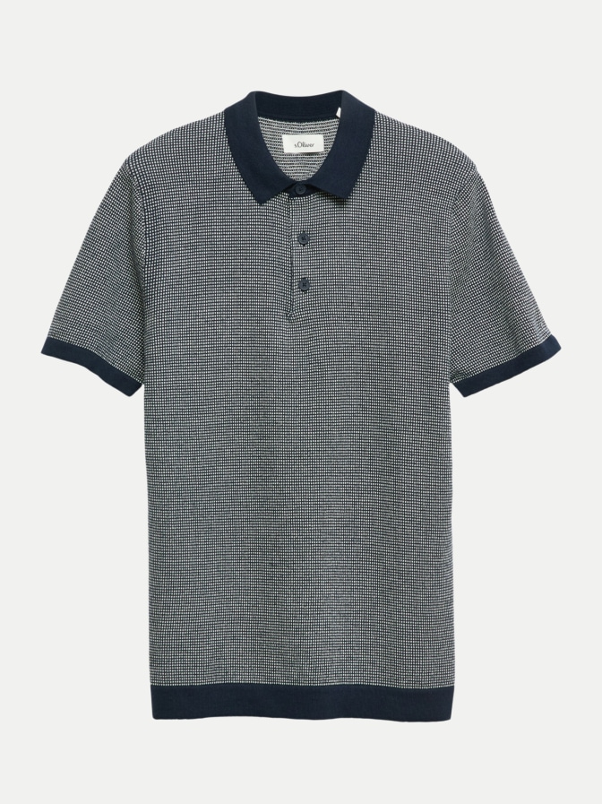 s.Oliver RED LABEL Gestreiftes Strickpolo bei Robert Ley