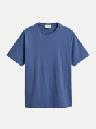 Gant T-Shirt mit Logostickerei 442-VINTAGE BLUE bei Robert Ley
