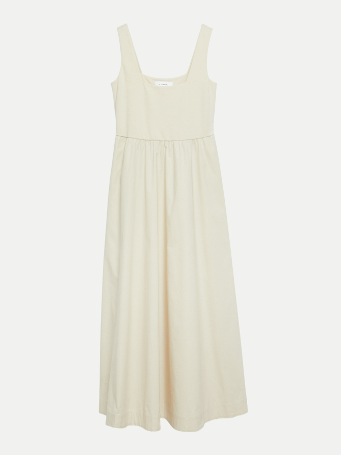 Comma Kleid im Materialmix bei Robert Ley