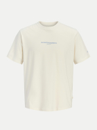 Jack & Jones T-Shirt mit großem Rückenprint 177620-Antique White bei Robert Ley
