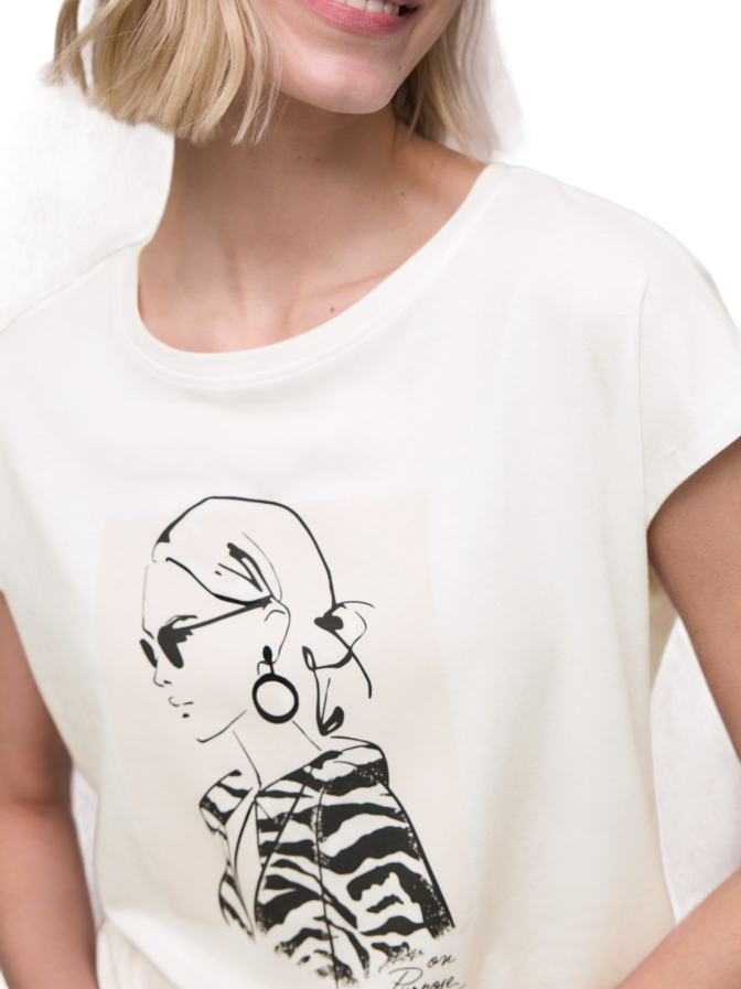 Street One T-Shirt mit Front-Print bei Robert Ley