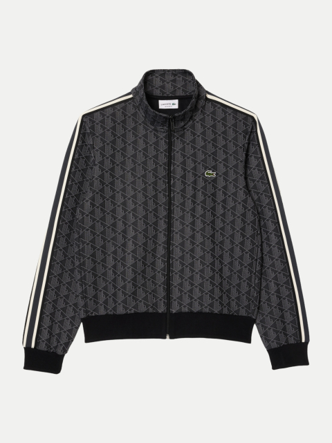 Lacoste Sweatjacke mit Monogram-Muster bei Robert Ley