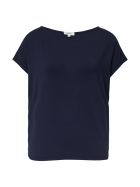 s.Oliver RED LABEL T-Shirt mit überschnittenen Schultern 5959-BLUE bei Robert Ley