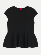 HUGO Strick-Top Siefata 001-Black bei Robert Ley