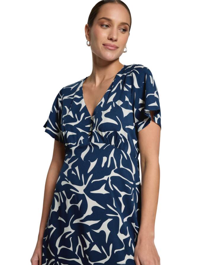 Zero Kurzes Kleid mit Allover-Print bei Robert Ley