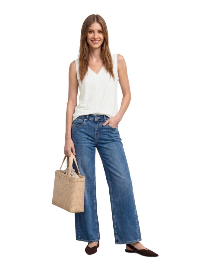 Street One Top mit Crochet- Tape bei Robert Ley