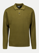 No Excess Polo-Pullover Melange 152-Moss bei Robert Ley