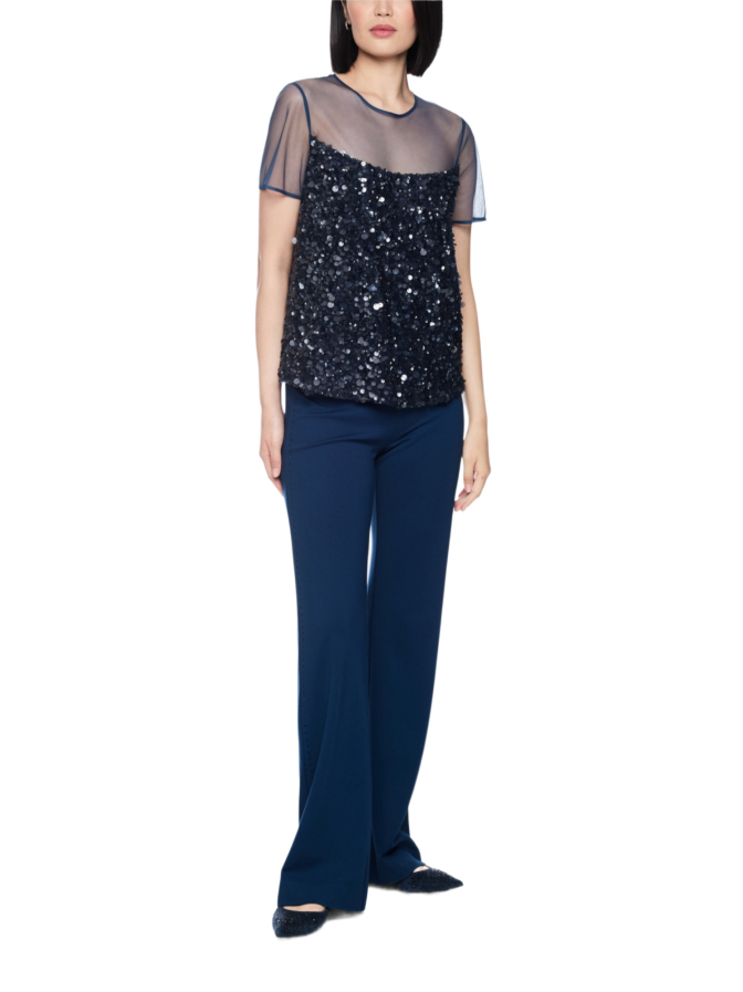 Marc Cain Bluse mit Pailletten bei Robert Ley