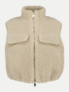 Betta Corradi Kurze Oversized Teddyweste 027 mandorla/beige bei Robert Ley