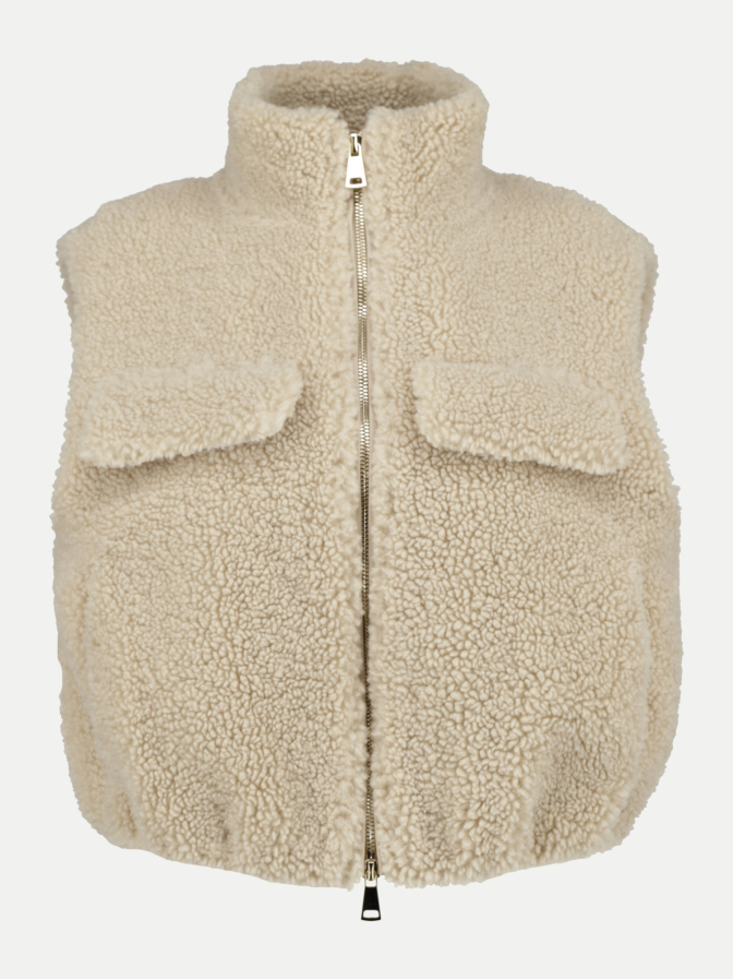 Betta Corradi Kurze Oversized Teddyweste bei Robert Ley