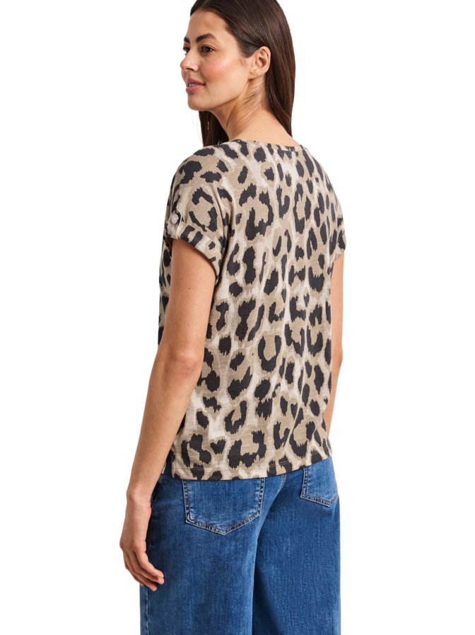 Street One T-Shirt mit Leo-Muster bei Robert Ley