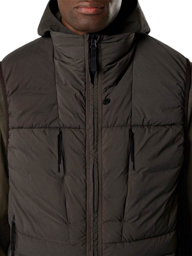 Stone Island Daunenweste mit Anti-Drop-Ausrüstung bei Robert Ley