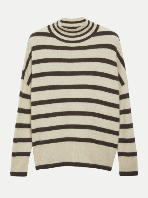 Comma Gestreifter Wollpullover bei Robert Ley