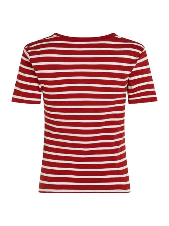 T Shirt mit V Ausschnitt