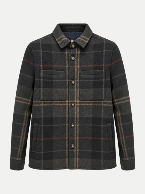 Barbour Flanell-Overshirt Woodlane bei Robert Ley