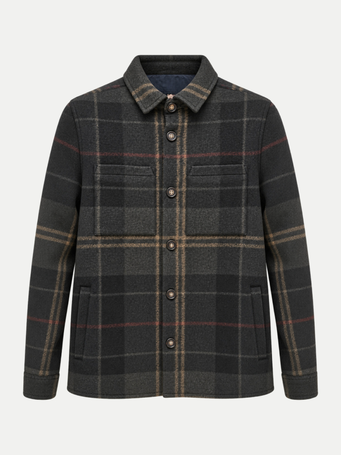 Barbour Flanell-Overshirt Woodlane bei Robert Ley