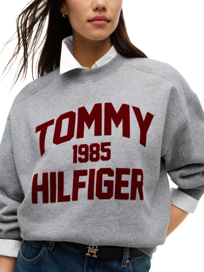 Tommy Hilfiger Sweatshirt VARSITY FLOCK bei Robert Ley