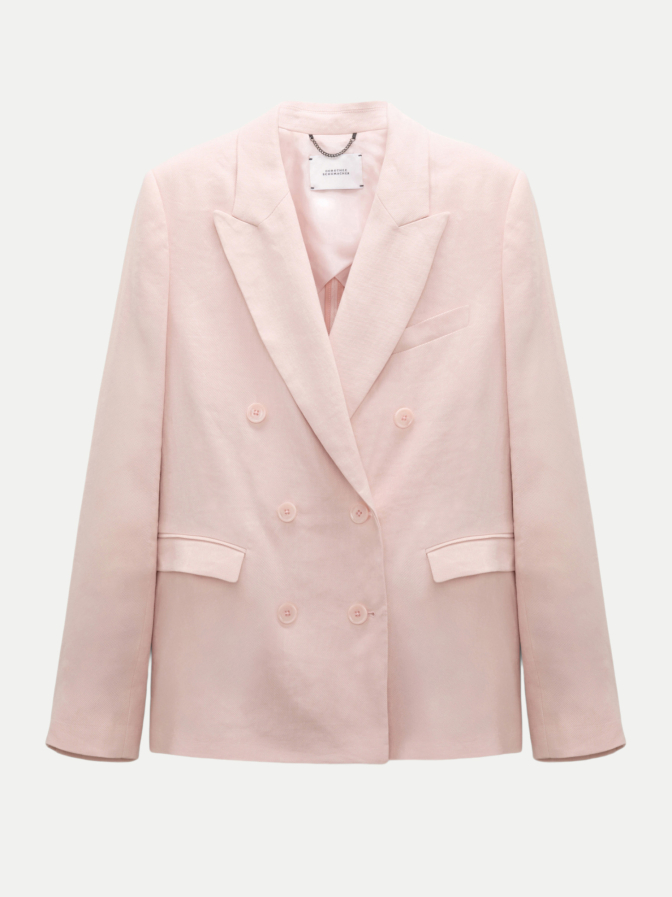 Dorothee Schumacher Zweireihiger Blazer aus Leinen-Mix bei Robert Ley