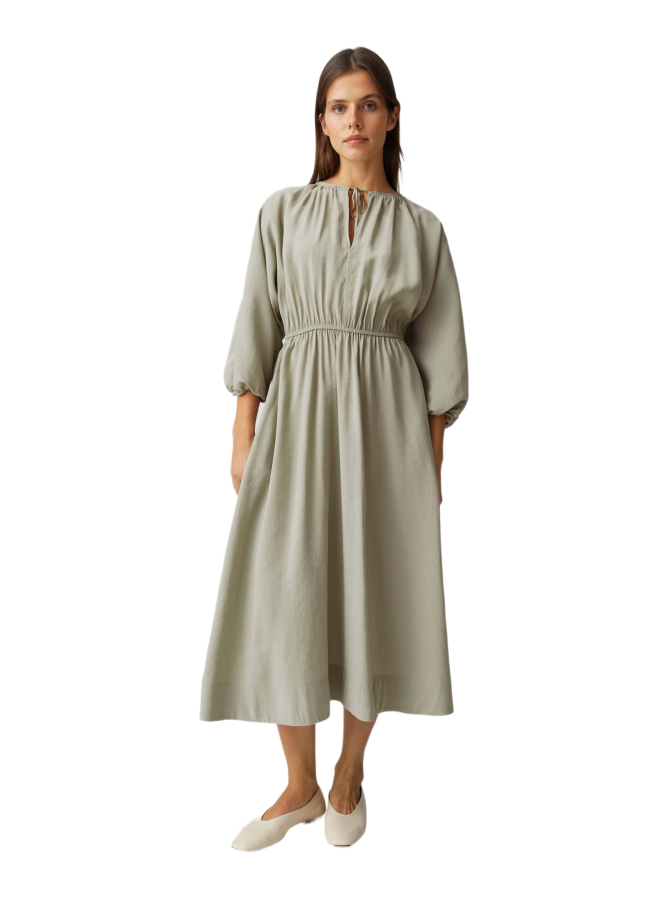 Opus Midikleid Worty mit Ballonärmeln bei Robert Ley