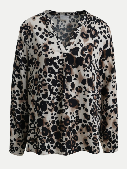 Milano Italy Hemdbluse mit Leopardenmuster bei Robert Ley