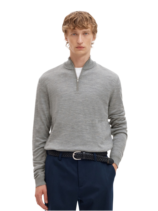 SELECTED HOMME Strickpullover mit Reißverschluss bei Robert Ley