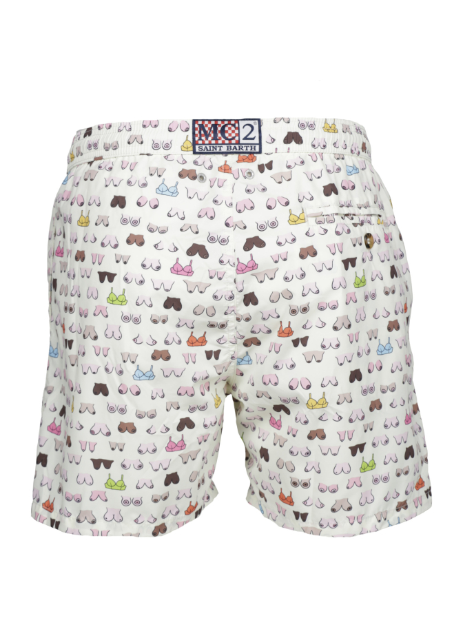 MC2 Saint Barth Badeshorts mit Bikini Print bei Robert Ley