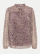 Only Gemusterte Bluse 264056028-Bracken/CARRO PRINT bei Robert Ley