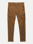 Tom Tailor Casual Tapered-Fit Cargo Hose mit Stretch 23900-dark palm bei Robert Ley