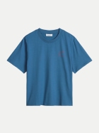 Marc O'Polo DENIM Basic T-Shirt 4671-Medium Blue 4671 bei Robert Ley