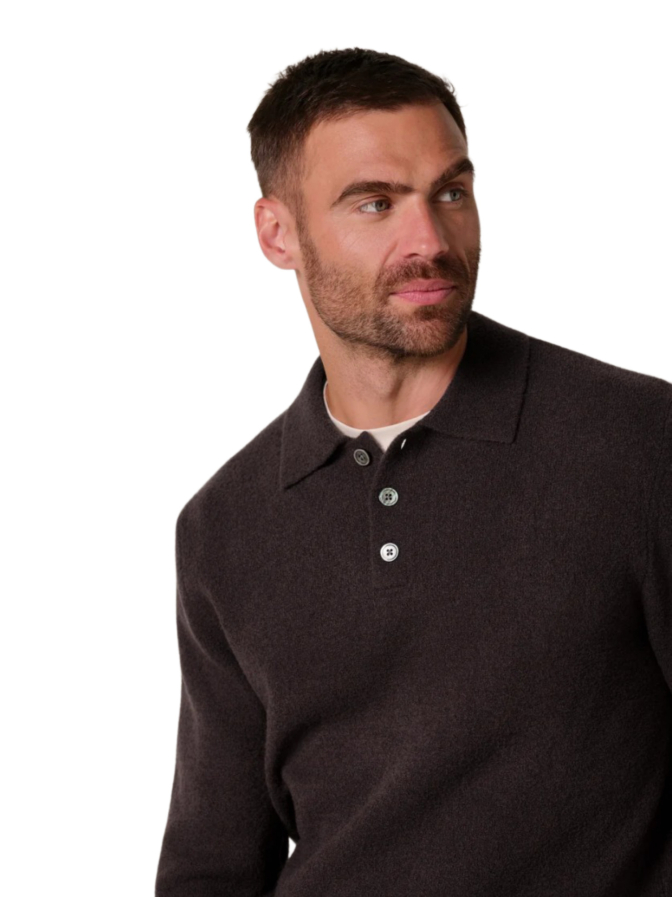 PROFUOMO Strick-Poloshirt Langarm bei Robert Ley