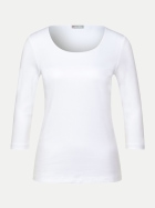Street One Basic Shirt Pania 10000-White bei Robert Ley
