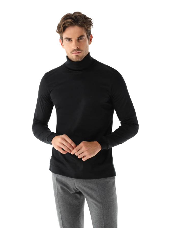 van Laack Rollkragenshirt  PELINO1 bei Robert Ley