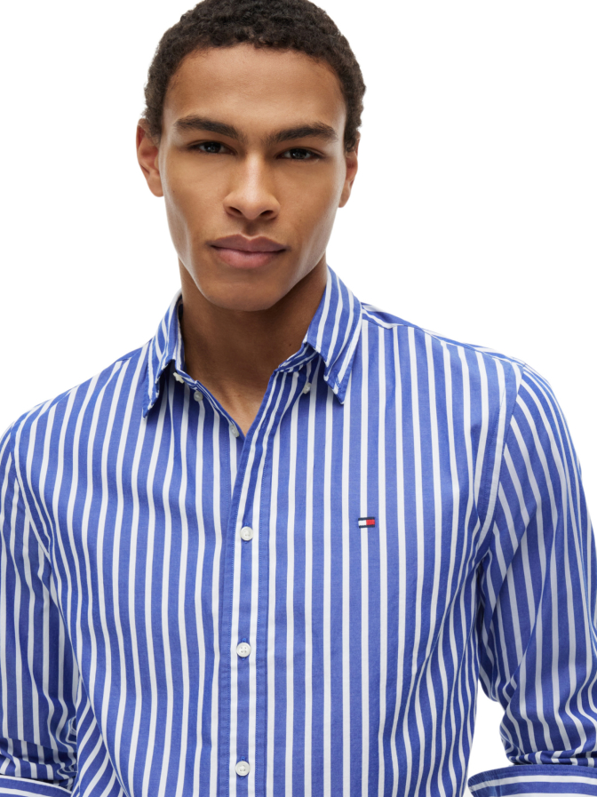 Tommy Hilfiger Regular-Fit Hemd mit Streifenmuster bei Robert Ley