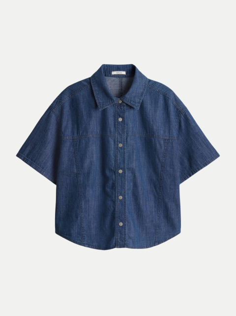 Opus Kurzarm Jeanshemd Ferluna bei Robert Ley