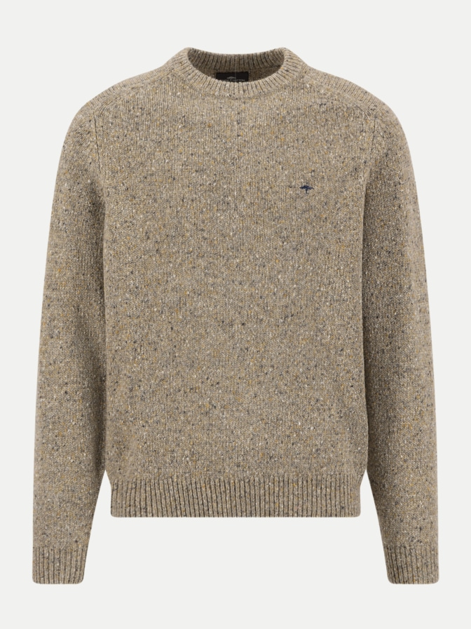 Fynch-Hatton Pullover mit Rundhalsausschnitt aus Woll-Mix bei Robert Ley