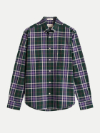 Gant Langarmhemd Kariert 321-DARK EMERALD bei Robert Ley