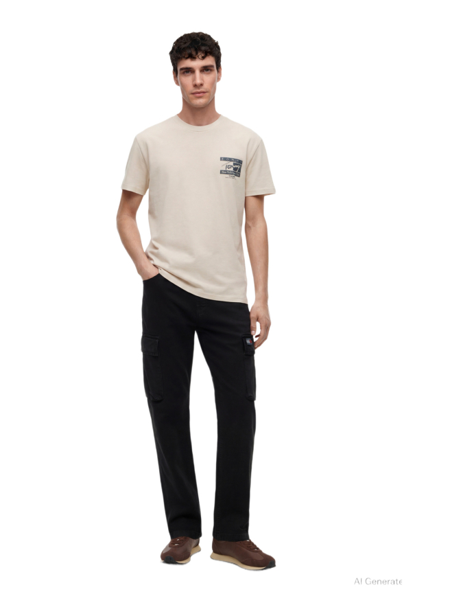 Tommy Jeans T-Shirt mit Logo-Print bei Robert Ley