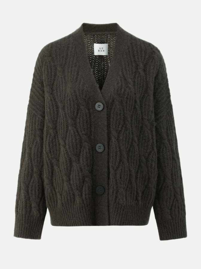 LU REN Strickjacke Nimbus mit Seide bei Robert Ley