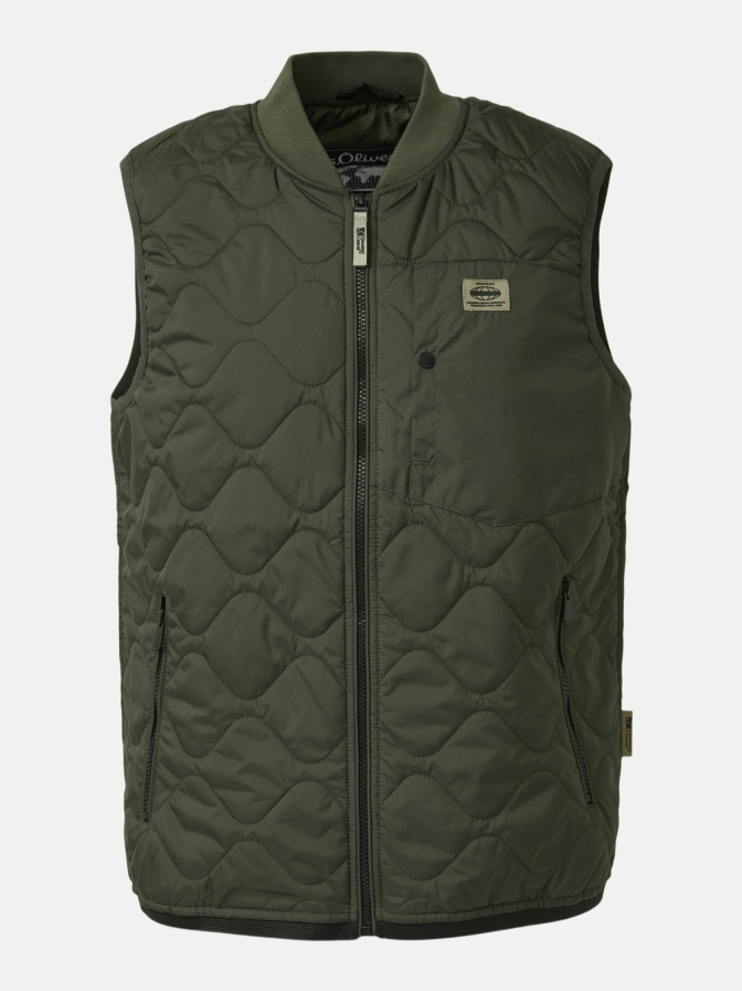 s.Oliver RED LABEL Steppweste im Workwear-Stil bei Robert Ley