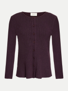 Cartoon Strickjacke Meliert 6711-Dark Purple Melange bei Robert Ley