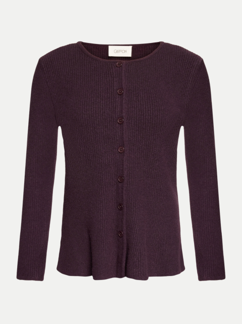 Cartoon Strickjacke Meliert bei Robert Ley