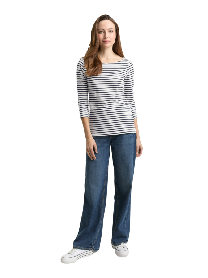 Tom Tailor Casual T-shirt mit Streifen-Muster bei Robert Ley